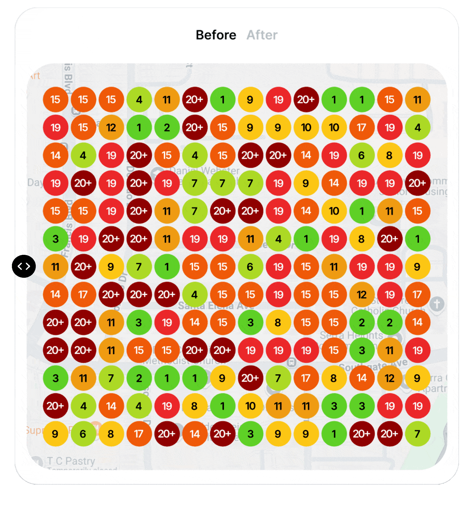 pacific seed heatmap