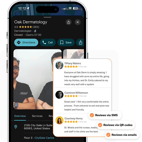 Automated, SEO-Powered<br /> 5-star reviews